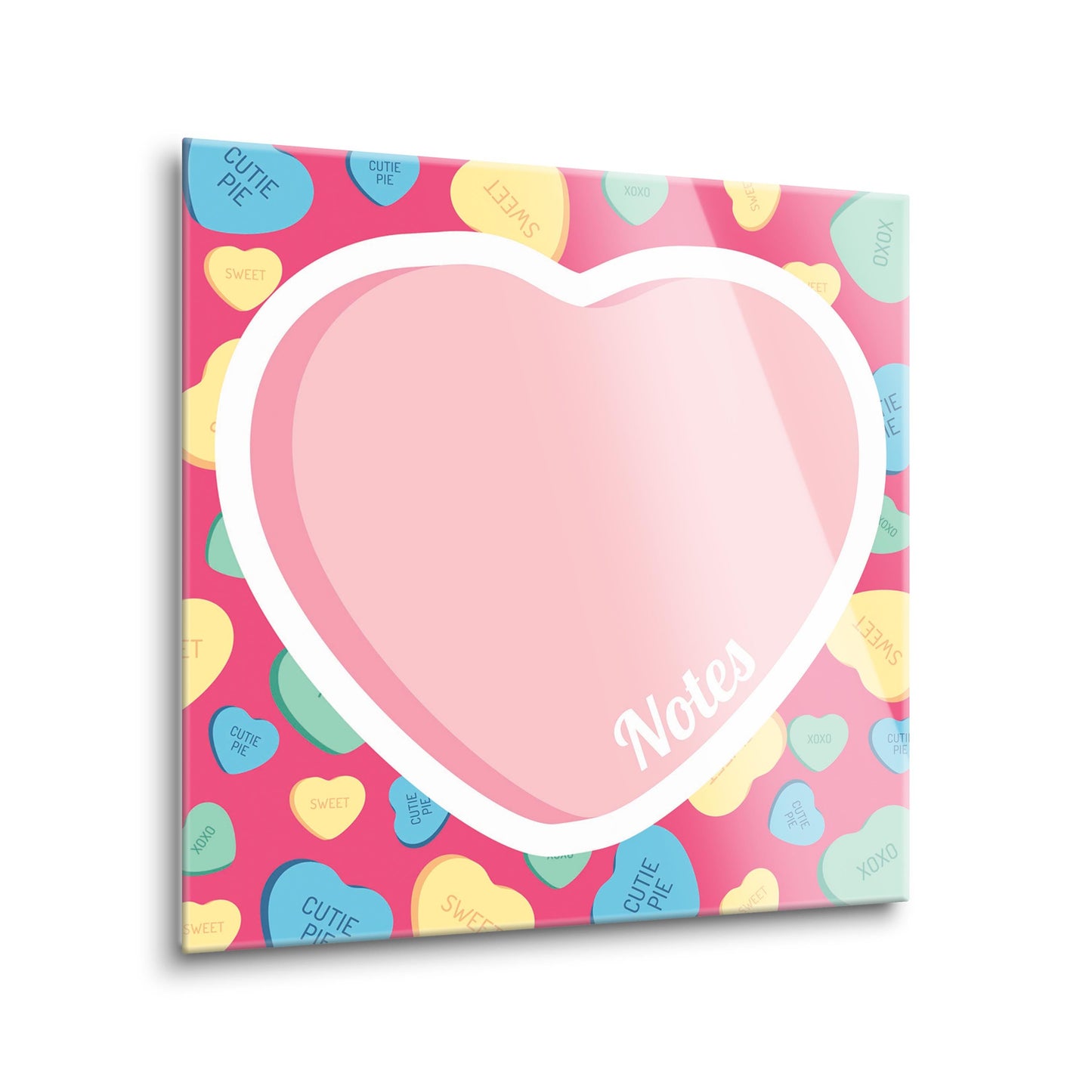 Valentine's Tracker Candy Heart Notes | 8x8