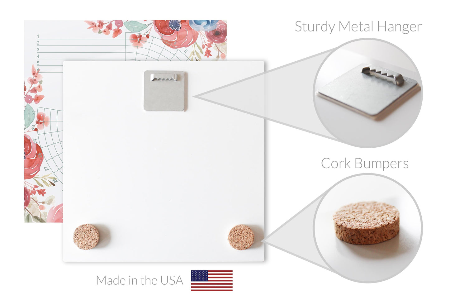 Mother's Day Tracker Floral She Will Not Fall | 8x8