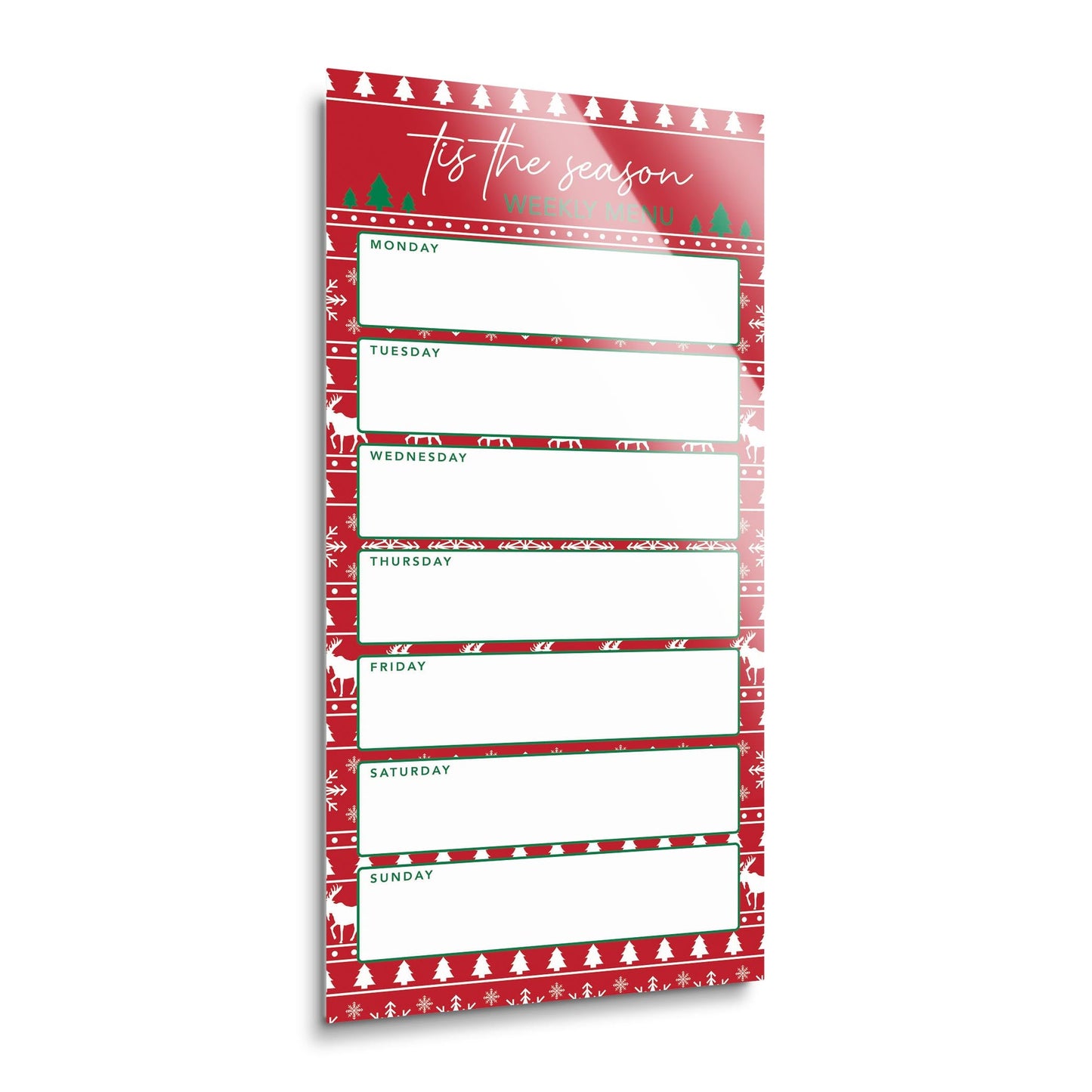 Classy Christmas Menu Board | 12x24