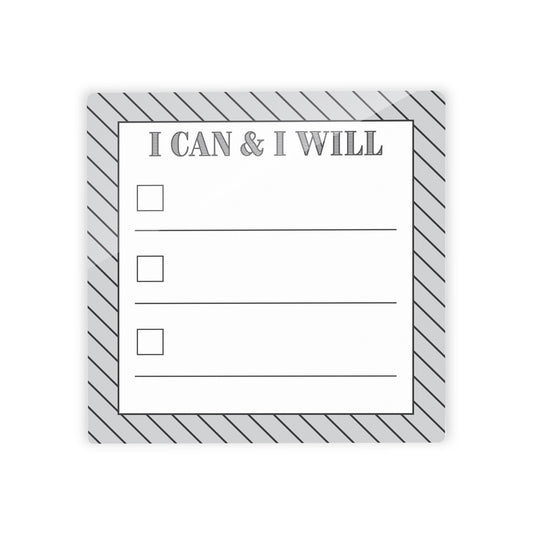 Black & White Pattern Notes Diagonal Gray Line | 4x4
