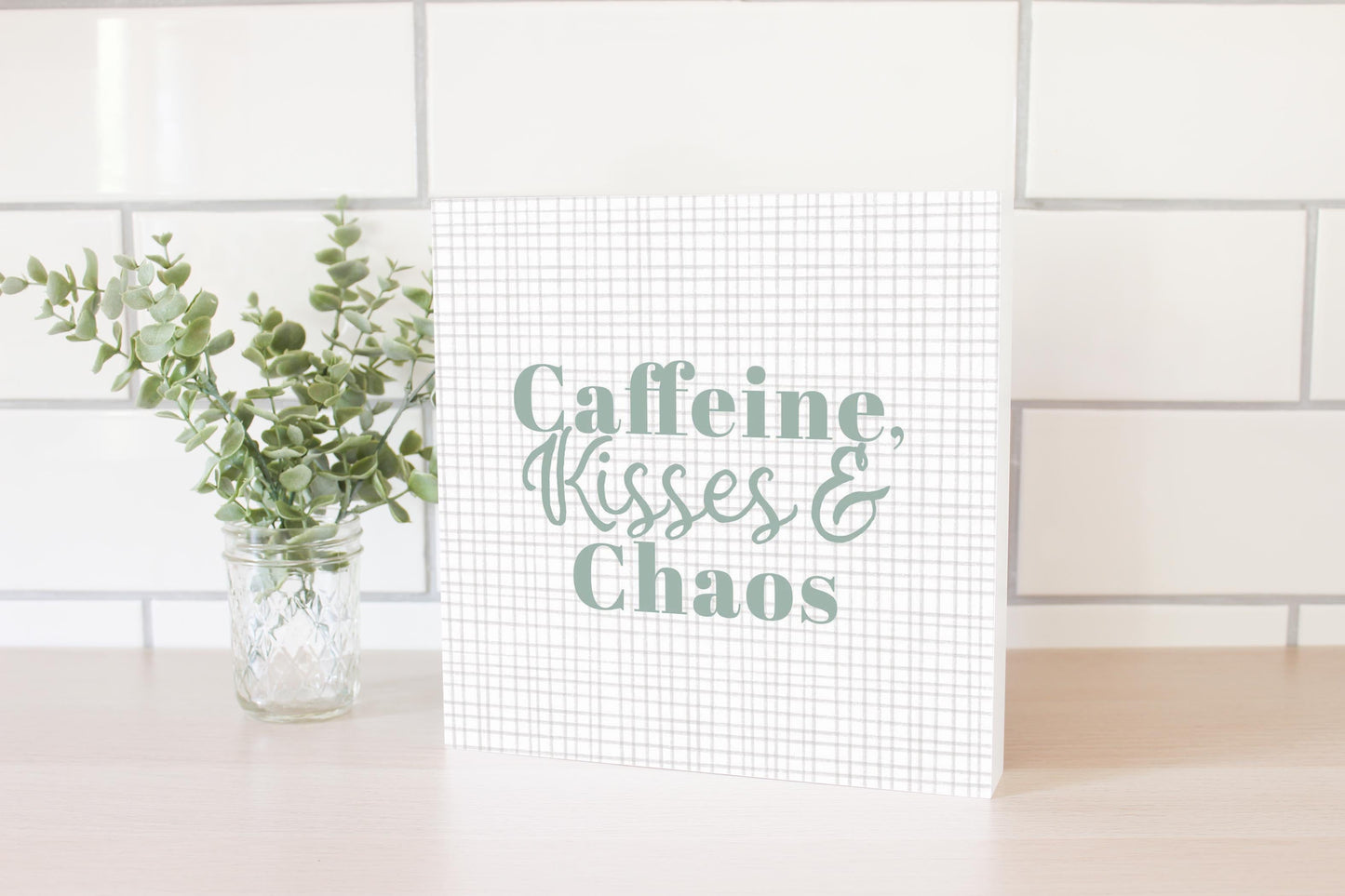 Mother's Day Caffeine Kisses & Chaos Grey | 10x10