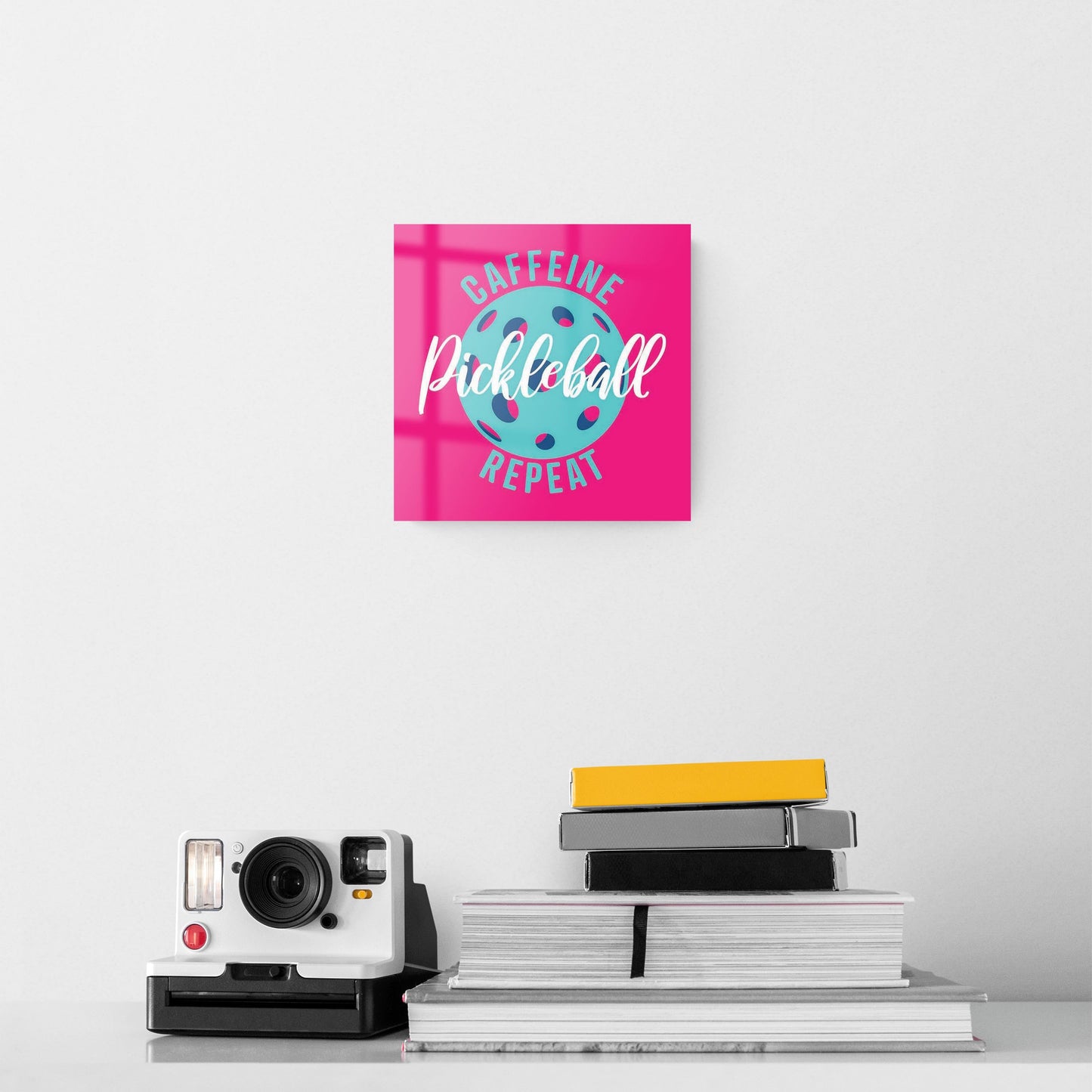 Neon Pickleball Caffeine Pickleball Repeat | 8x8