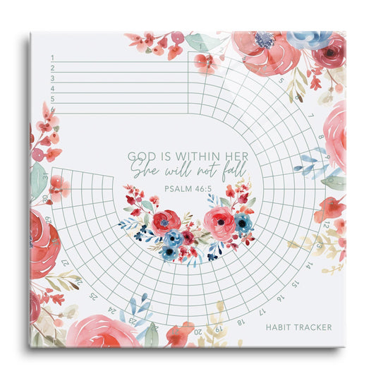 Mother's Day Tracker Floral She Will Not Fall | 12x12
