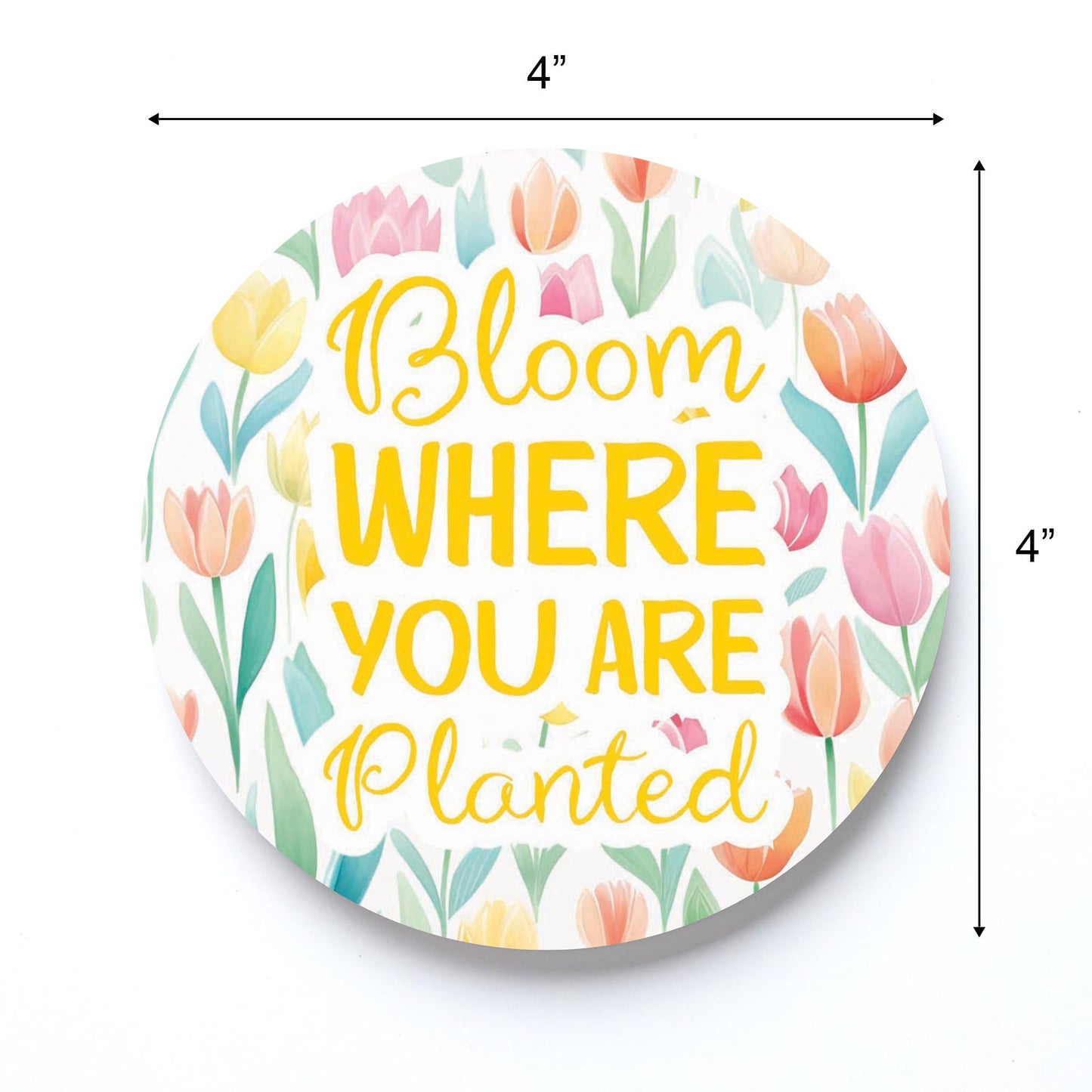 Spring Pastel Bloom Where You Are Planted | 4x4