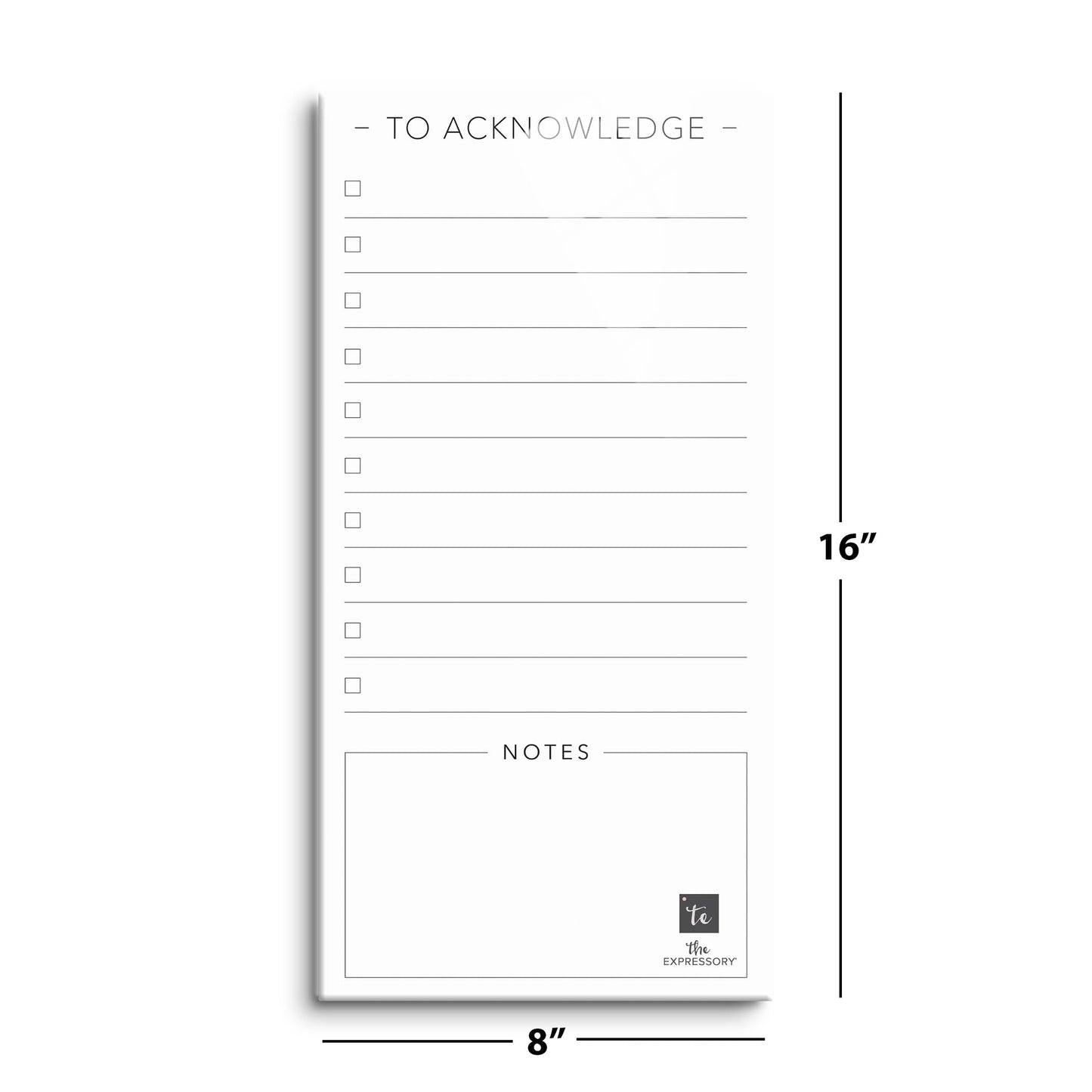 The Expressory To Acknowledge | 8x16