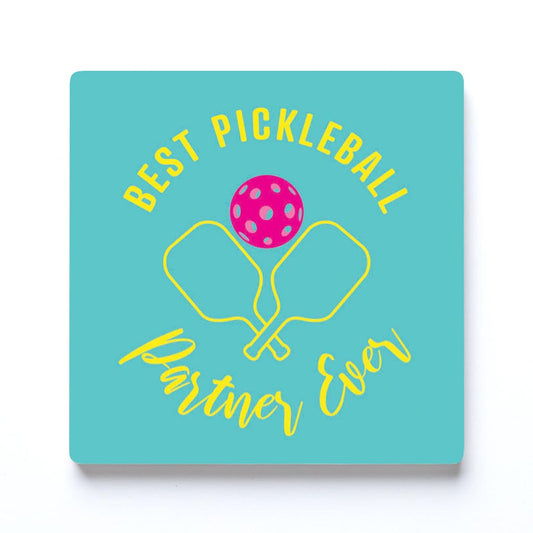 Neon Pickleball Best Pickleball Partner Ever | 4x4