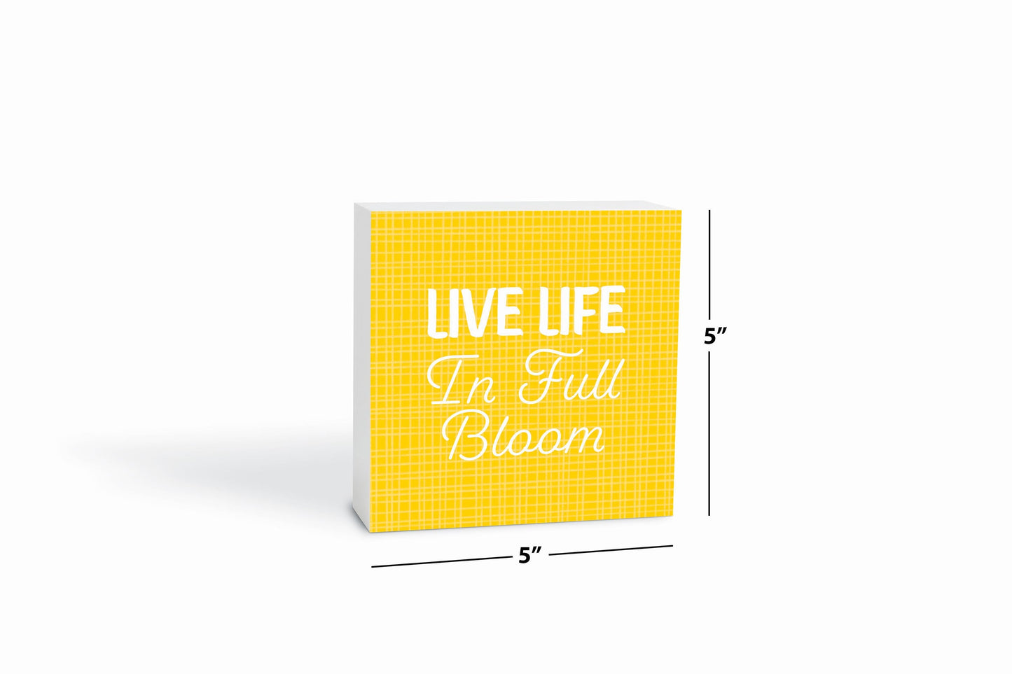 Spring Pastel Live Life In Full Bloom | 5x5
