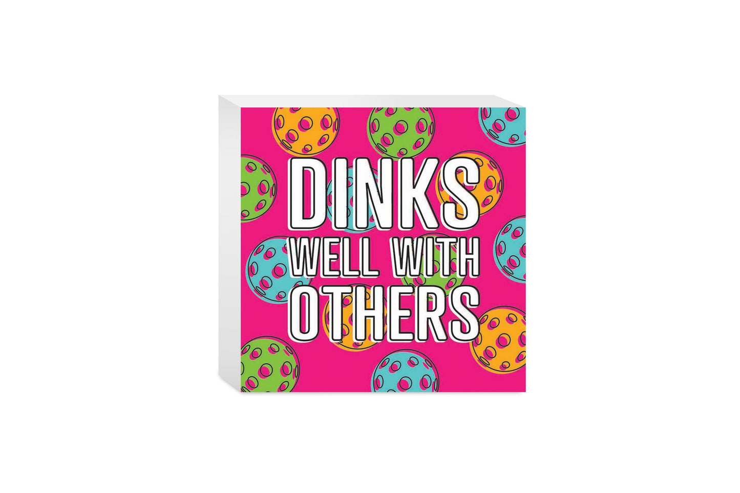 Neon Pickleball Dinks Well | 5x5