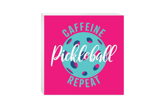 Neon Pickleball Caffeine Pickleball Repeat | 10x10