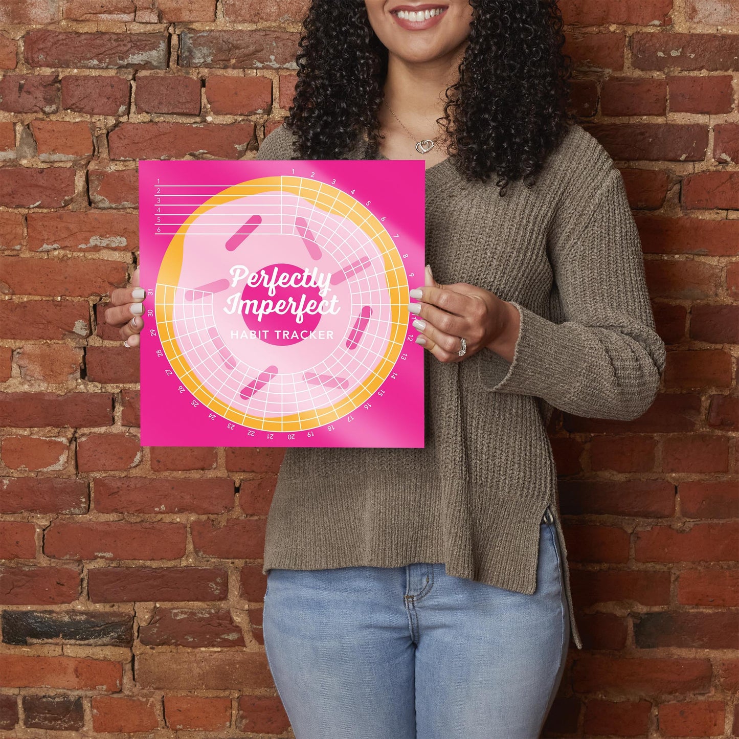 Pink Dream Donut Perfectly Imperfect | 12x12