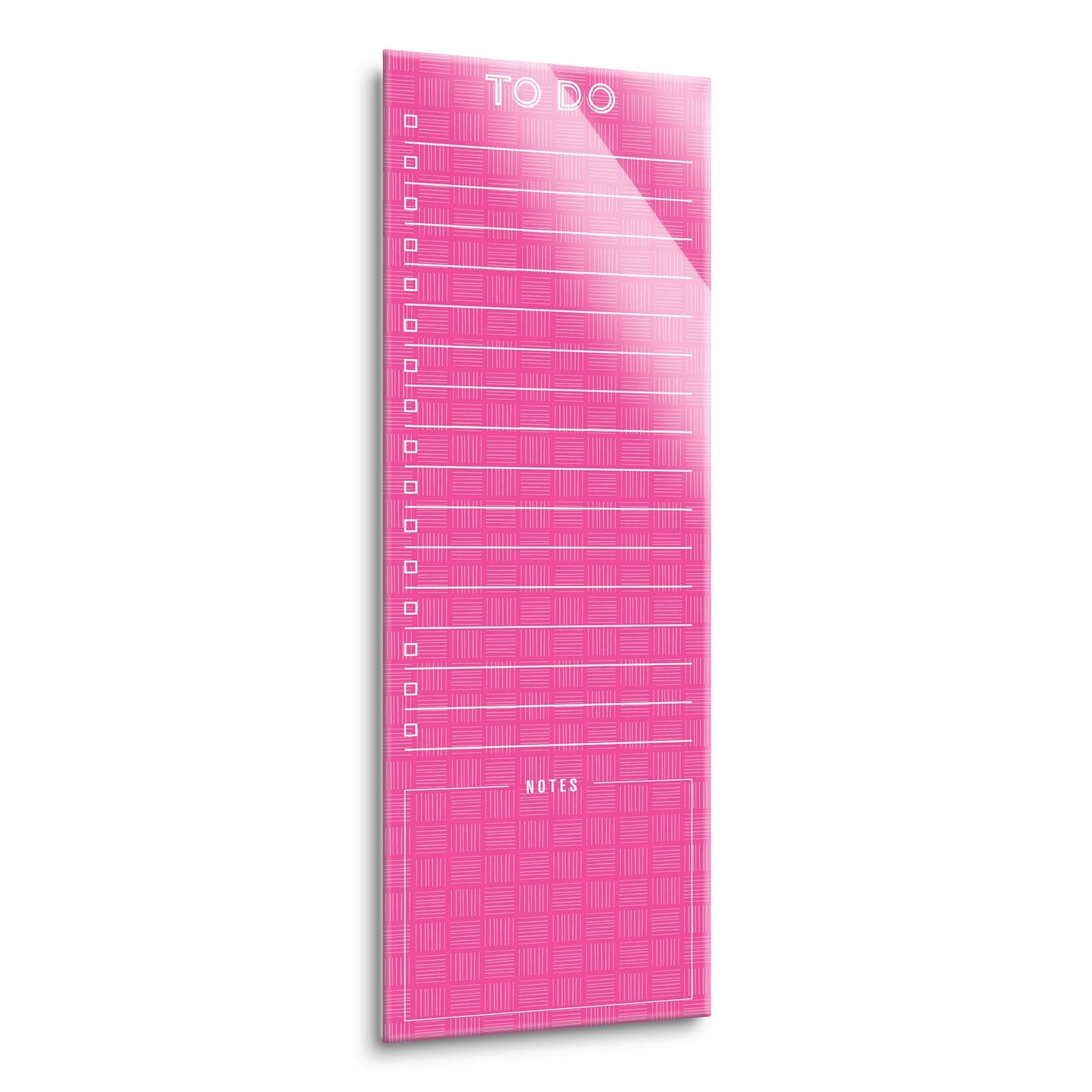 Neon Pink To Do List | 8x24