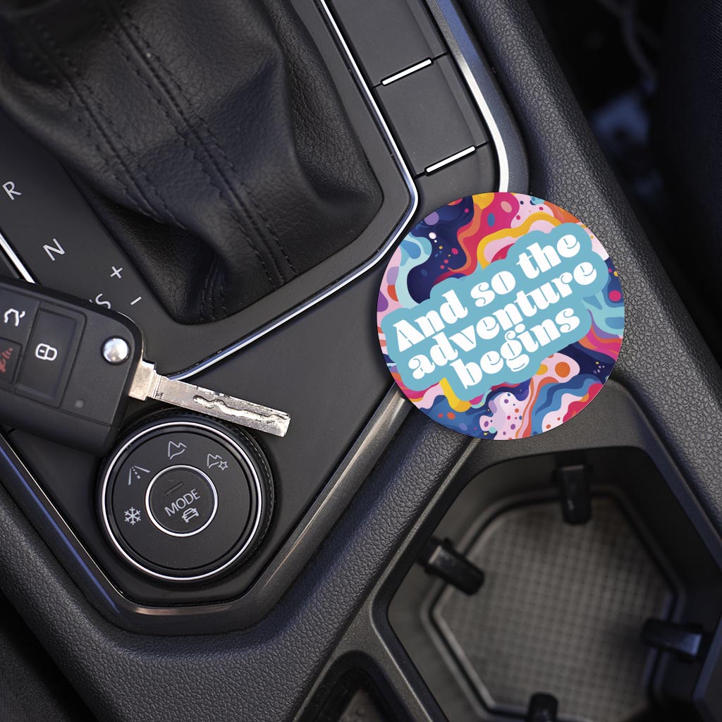 Graduation 2024 Adventure Begins Abstract Fluid | 2.65x2.65