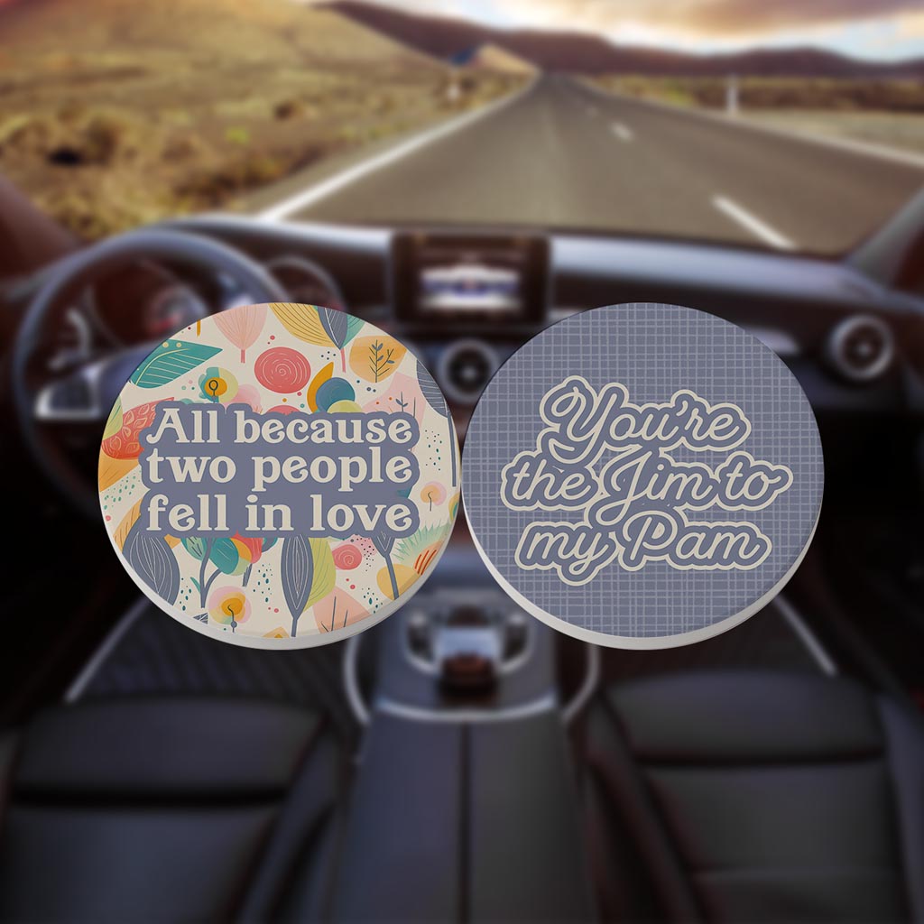 Valentine's Day Jim & Pam Set | 2.65x2.65