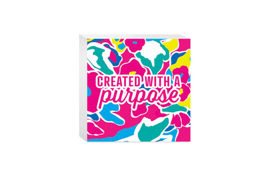 Created With Purpose Bright Pattern | 5x5