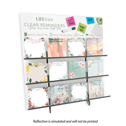 Clear Reminders Colorful Faith GCSQ Display | 18.5x20