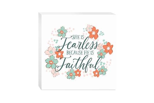 Clairmont & Co Faith She Is Fearless | 10x10