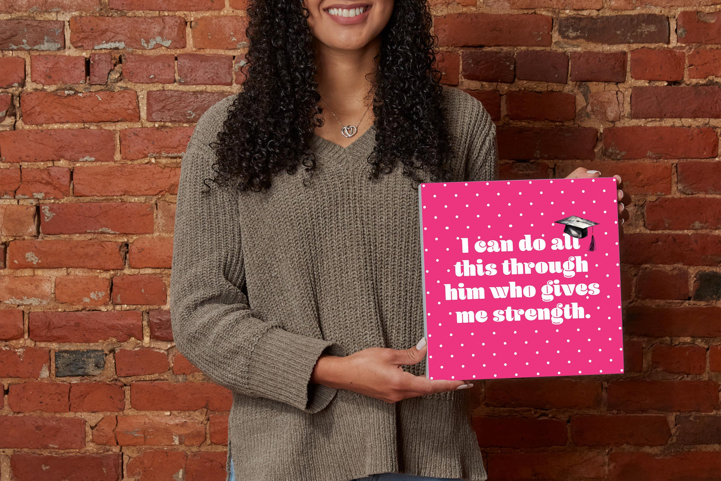 I Can Do All Pink Polka Dot | 10x10