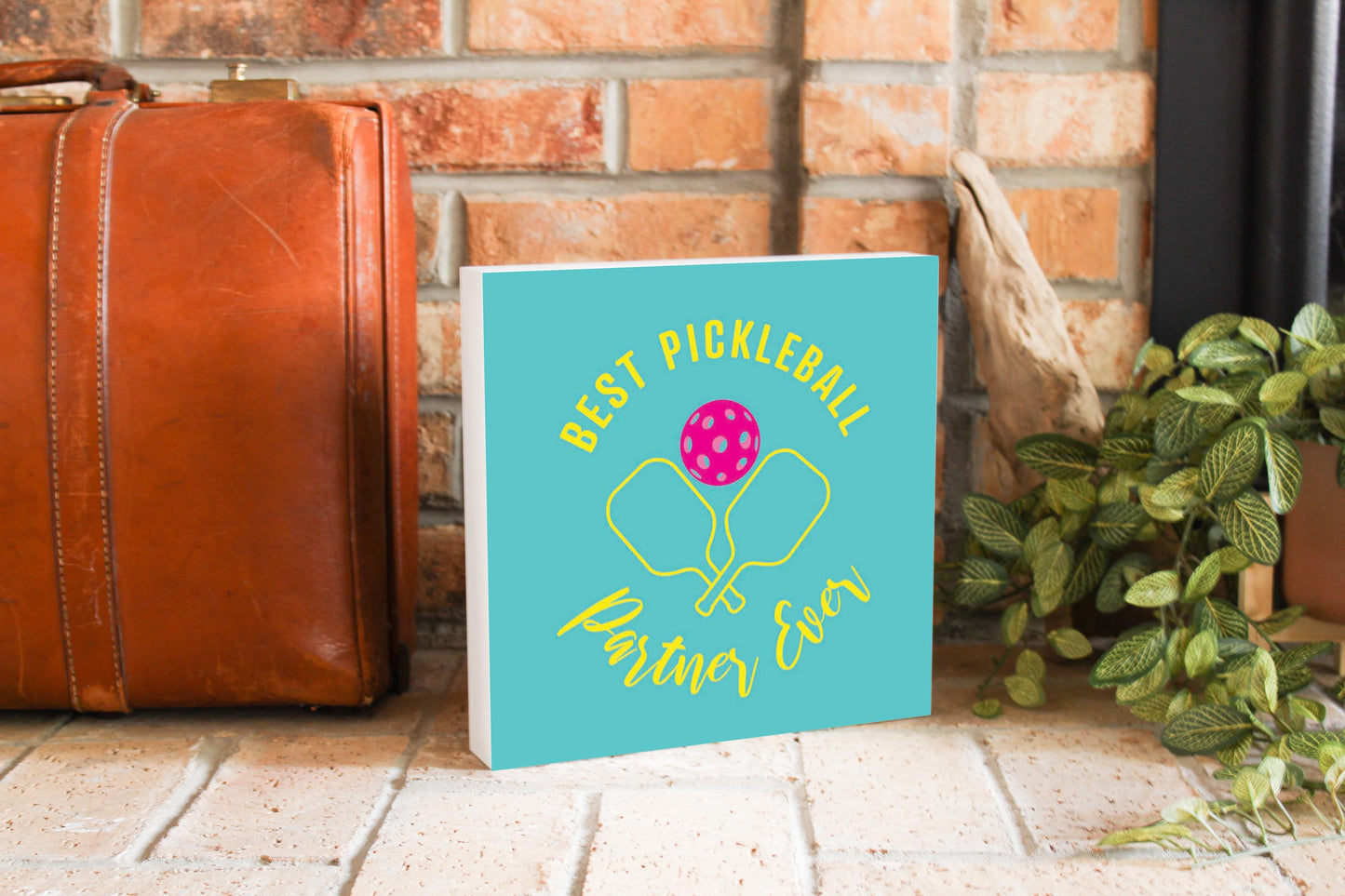 Neon Pickleball Best Pickleball Partner Ever | 10x10