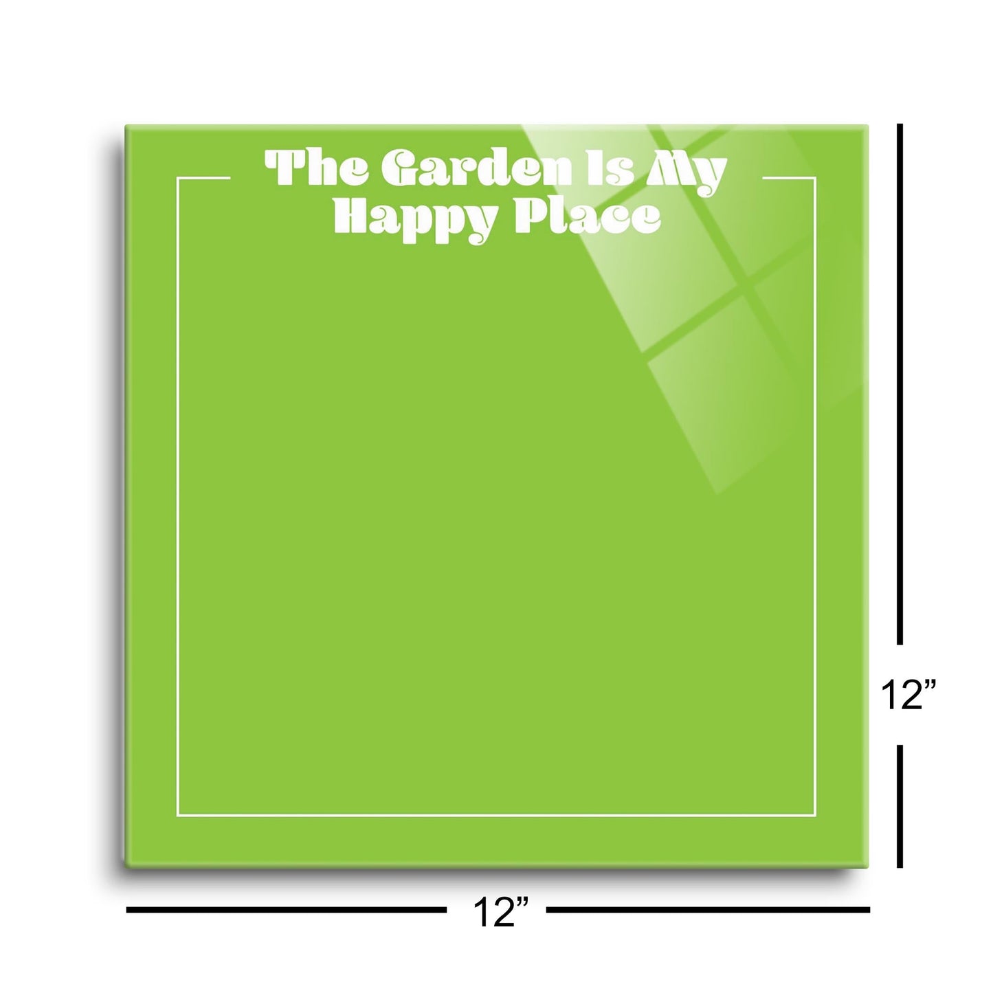 The Garden Is My Happy Place Notes | 12x12