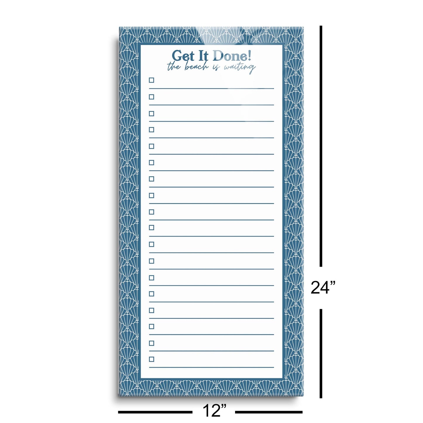 Coastal Get It Done To Do List | 12x24