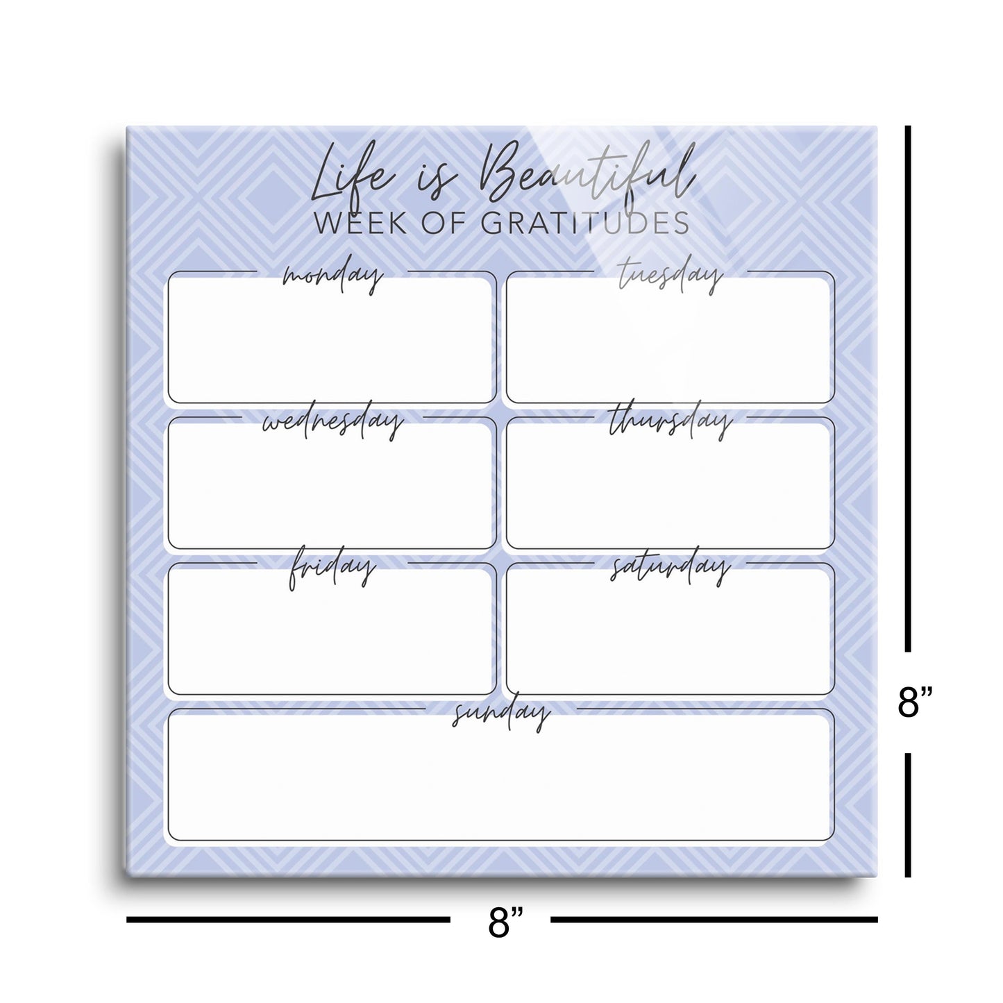 Mother's Day Tracker Life Is Beautiful Gratitudes | 8x8