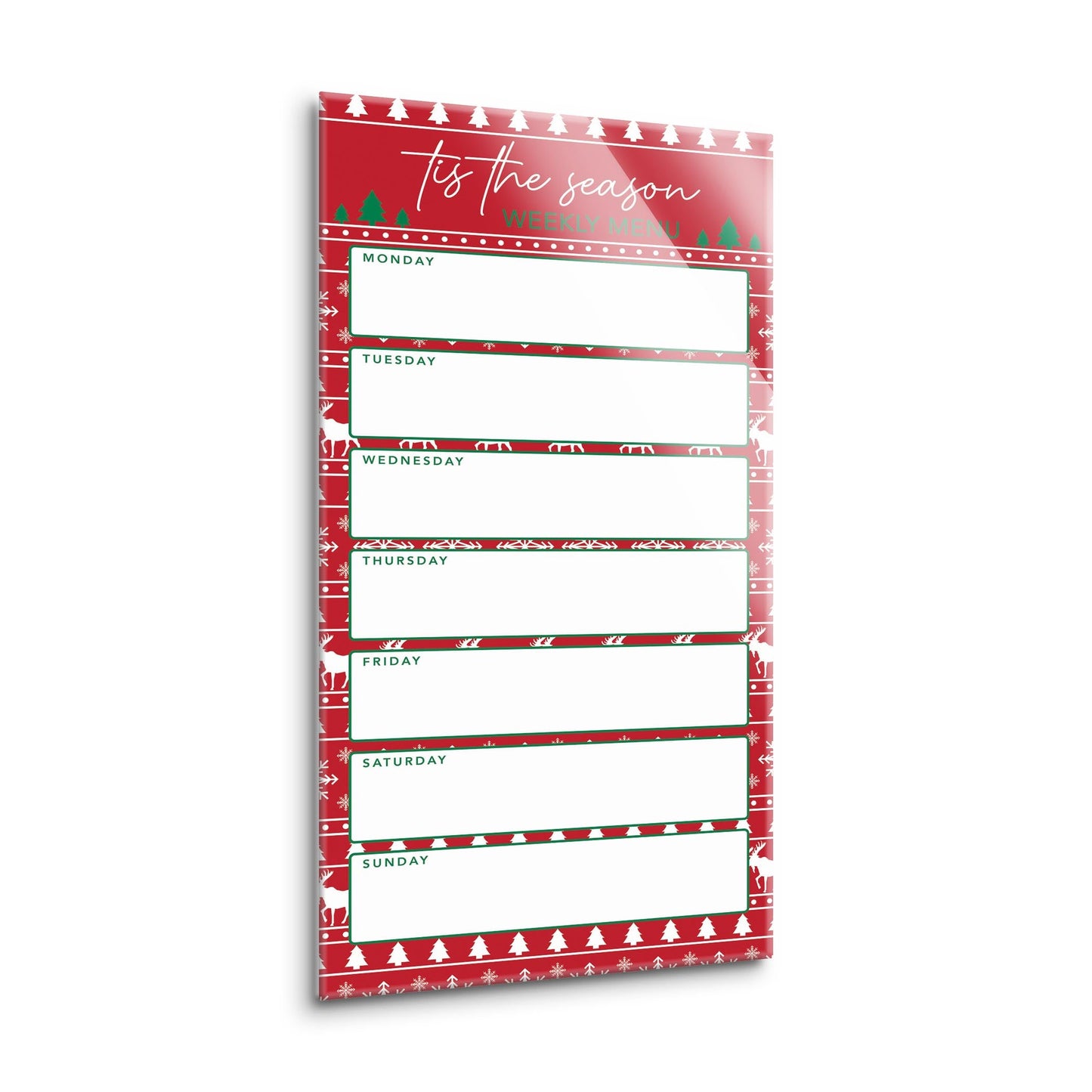 Classy Christmas Menu Board | 8x16