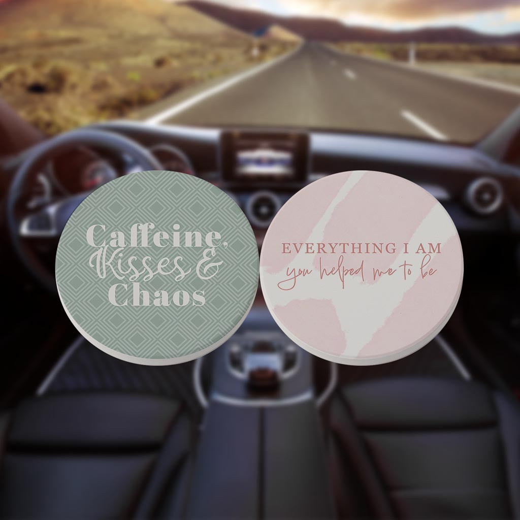 Mother's Day Offset Car Coaster Set 1 | 2.65x2.65