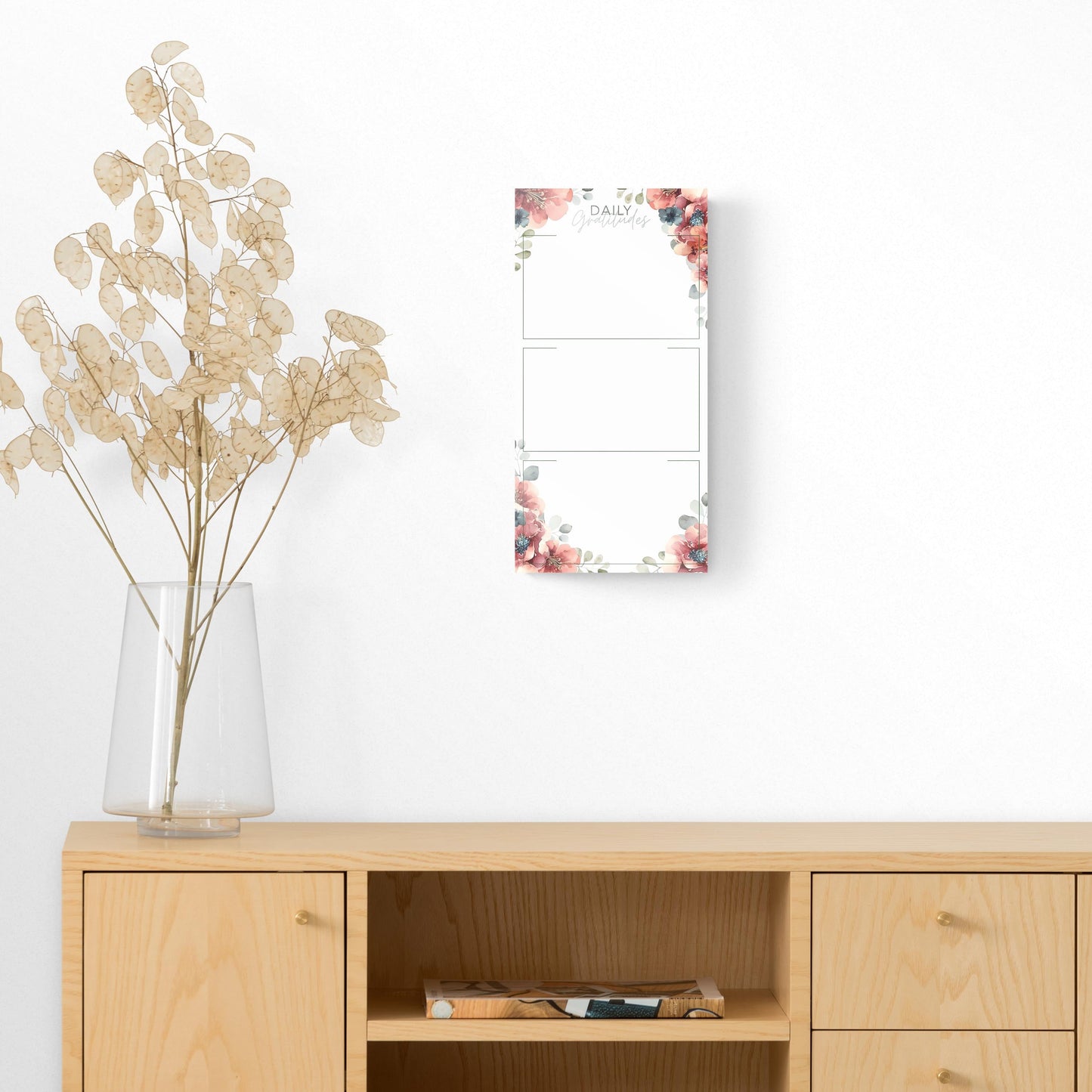 Floral Daily Gratitudes Message Board | 8x16