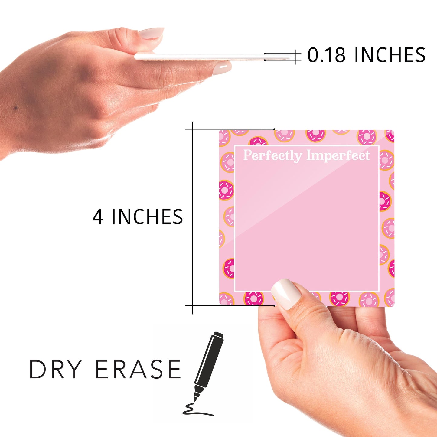 Pink Dream Donuts Perfectly Imperfect | 4x4