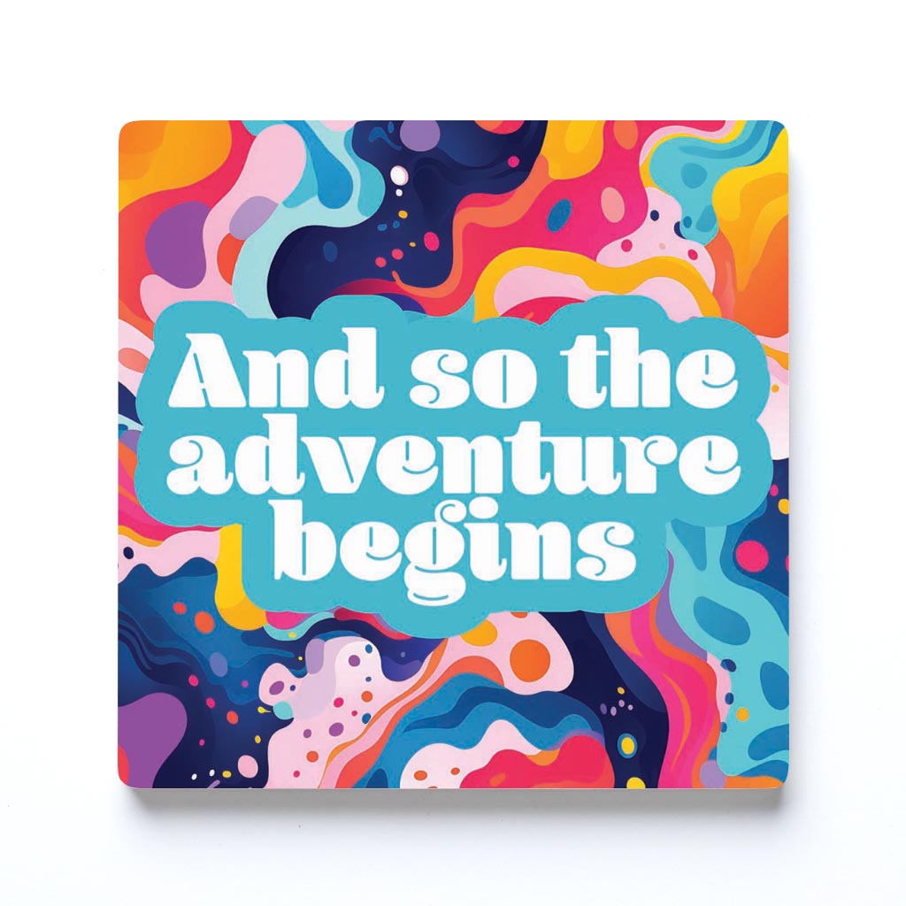 Graduation 2024 Adventure Begins Abstract Fluid | 4x4