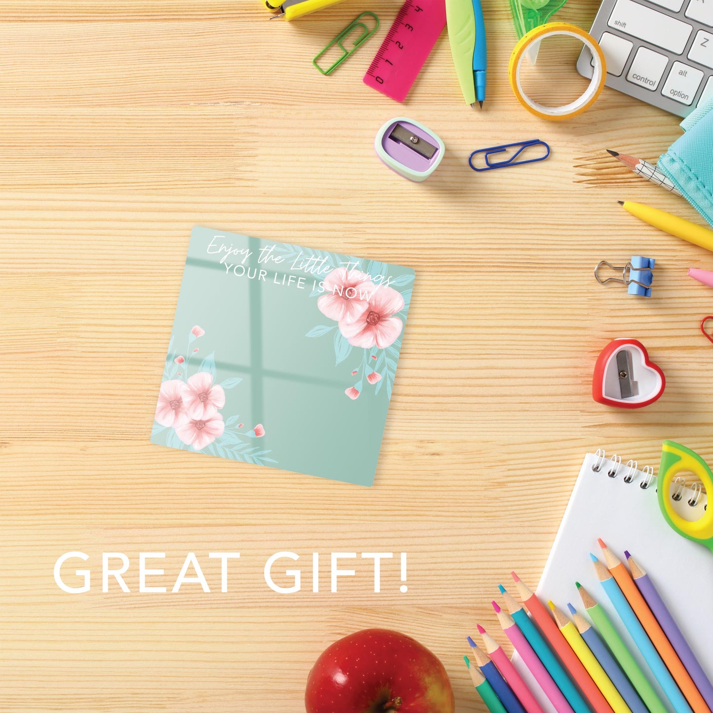 Colorful Faith Notes Floral Life Is Now | 4x4
