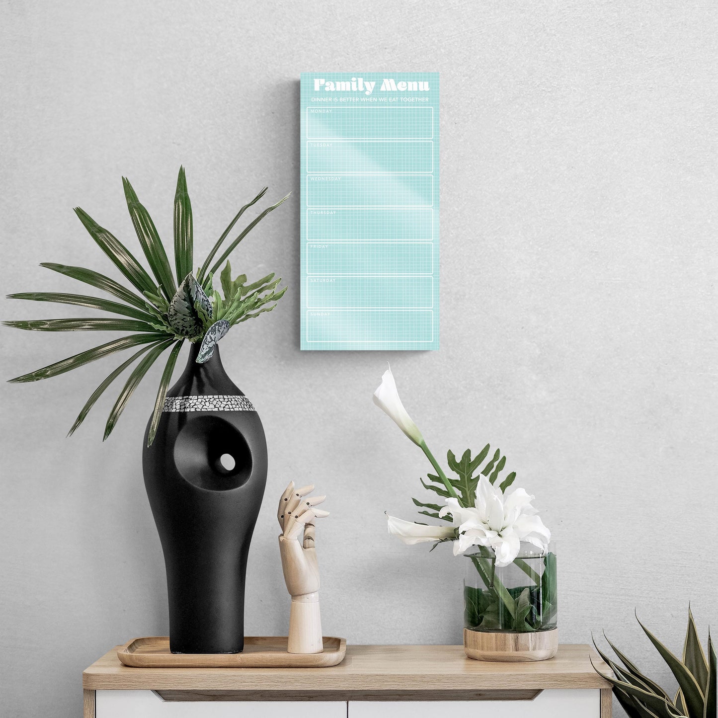 Spring Tracker Blue Hatch Family Menu | 8x16