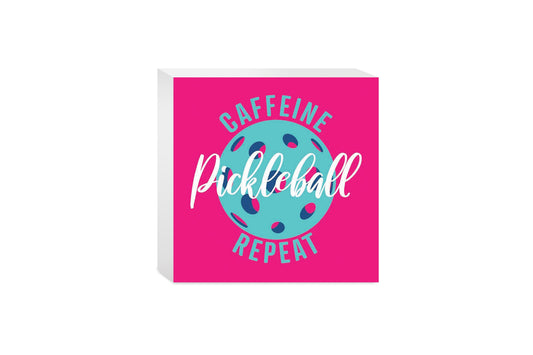Neon Pickleball Caffeine Pickleball Repeat | 5x5