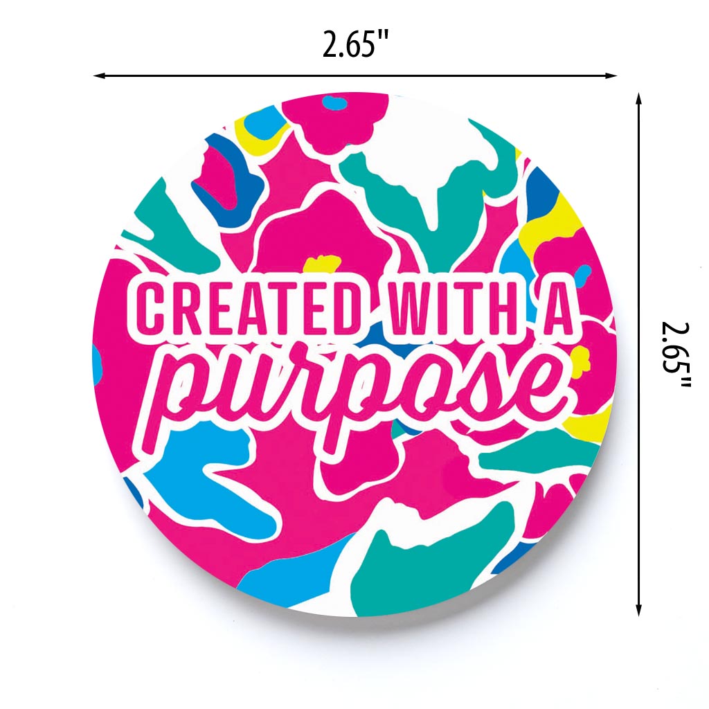Created With Purpose Bright Pattern | 2.65x2.65