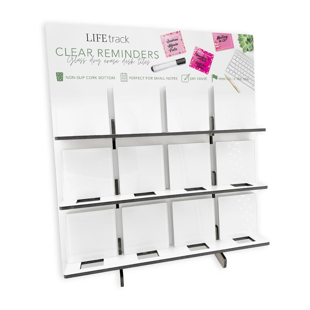 Clear Reminders Pink Dream GCSQ Display | 18.5x20