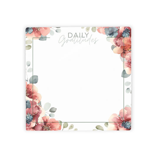 Colorful Faith Notes Floral Daily Gratitudes | 4x4