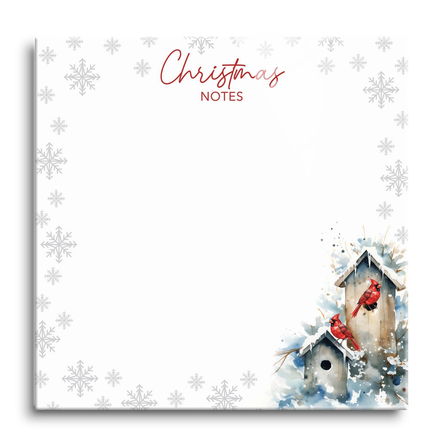 Classic Cardinals Christmas Notes | 12x12