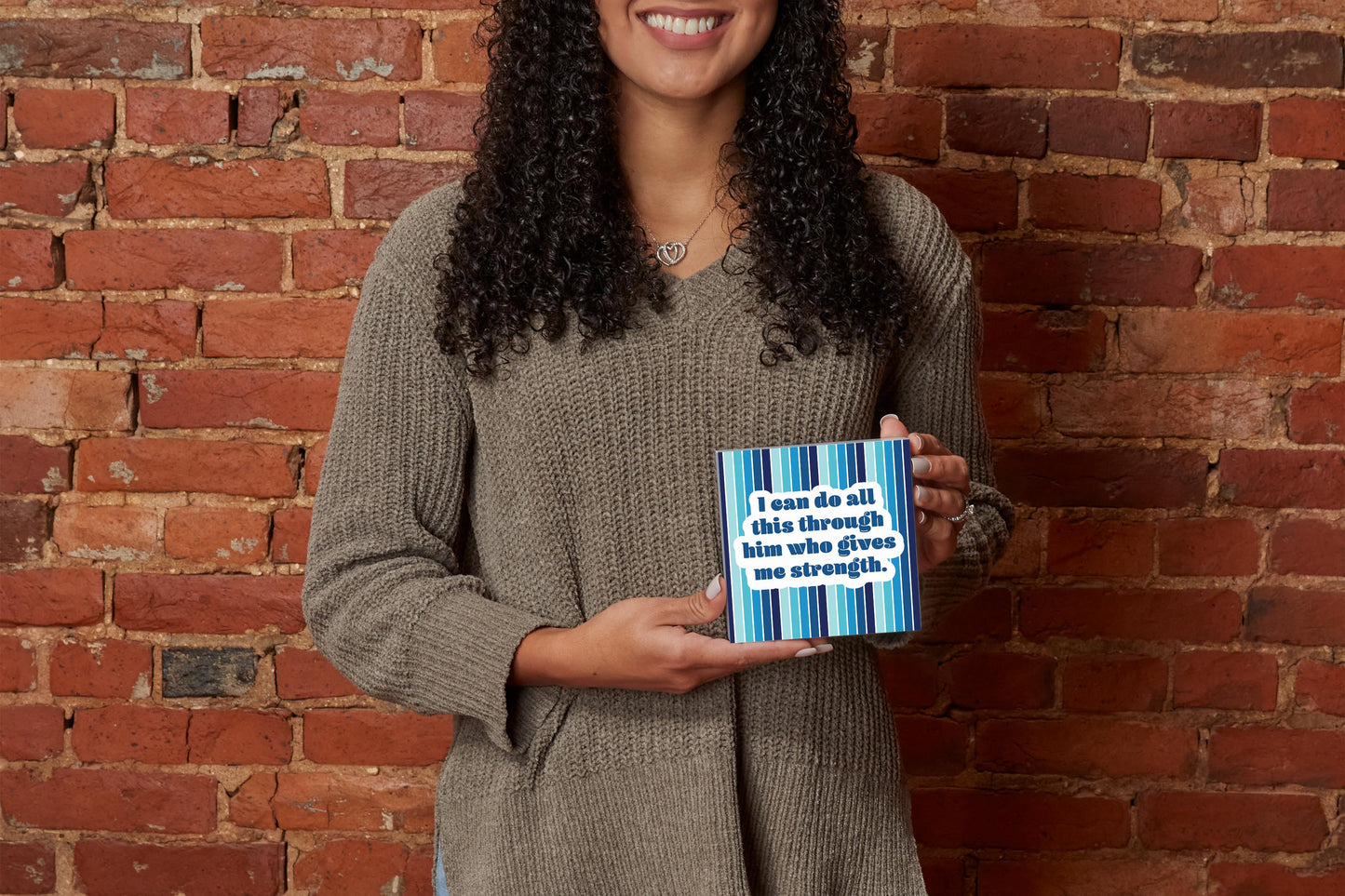 I Can Do All Blue Stripe | 5x5