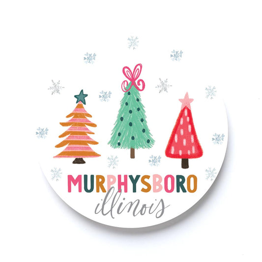Car Coaster Love Local Whimsy Wonderland Bright  | 2.65x2.65