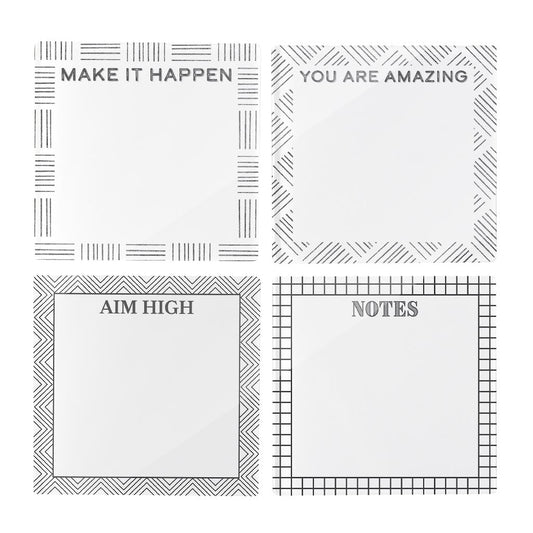 Clear Reminders Black & White Best Sellers | 4x4