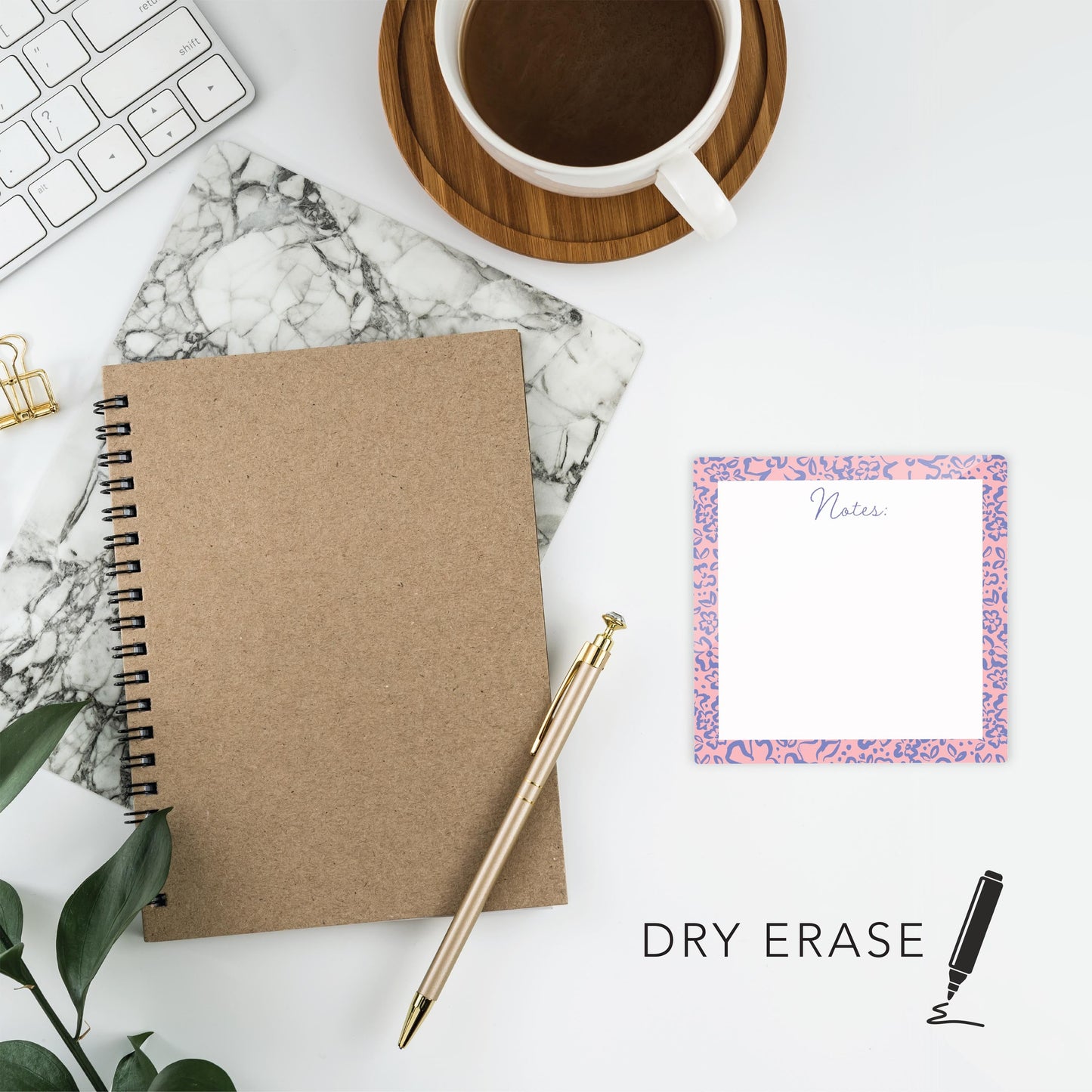 Clairmont & Co Faith Pink Notes | 4x4