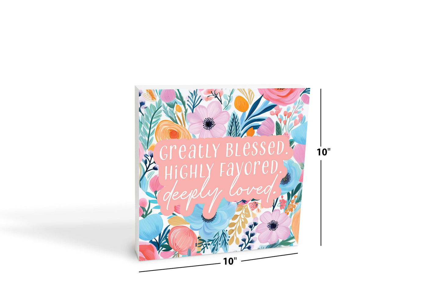 Floral Spring Deeply Loved | 10x10