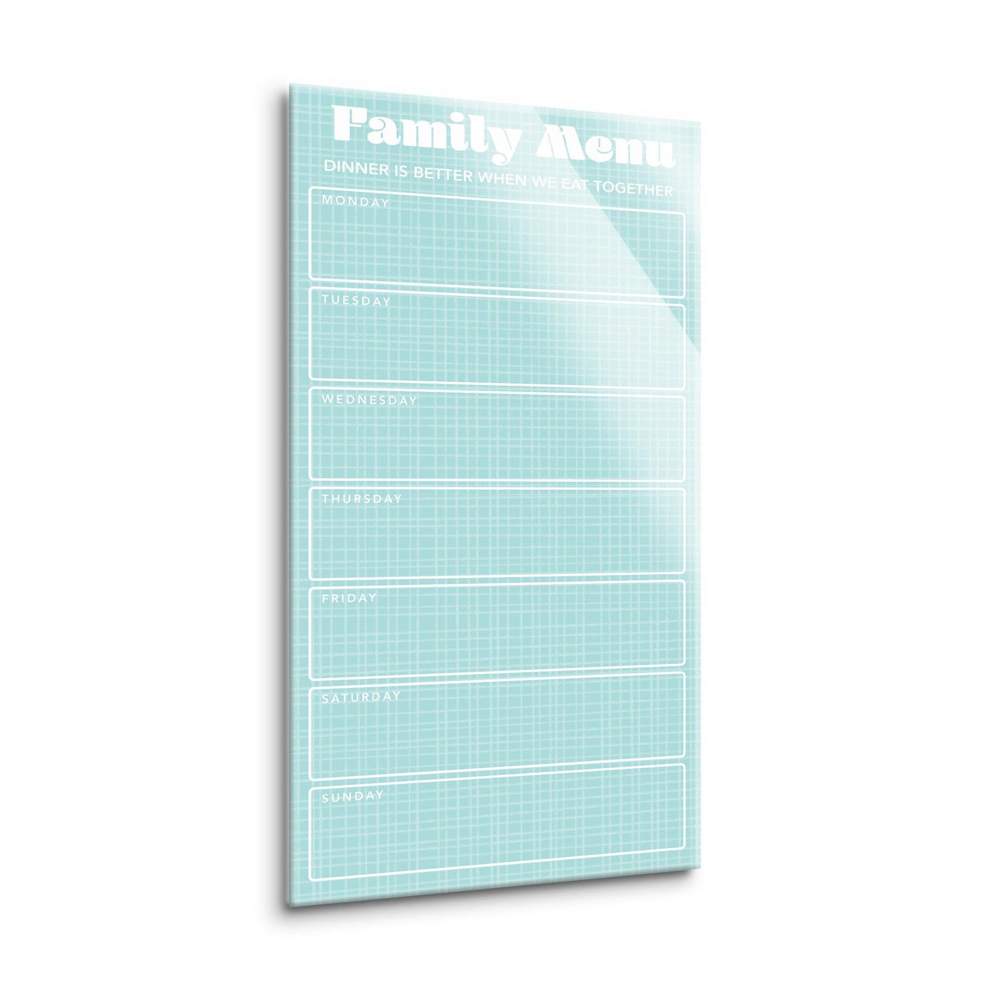 Spring Tracker Blue Hatch Family Menu | 8x16
