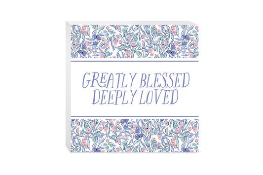 Clairmont & Co Faith Greatly Blessed Deeply Loved | 10x10