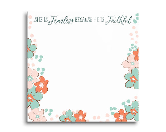 Clairmont & Co Faith She Is Fearless Notes | 8x8