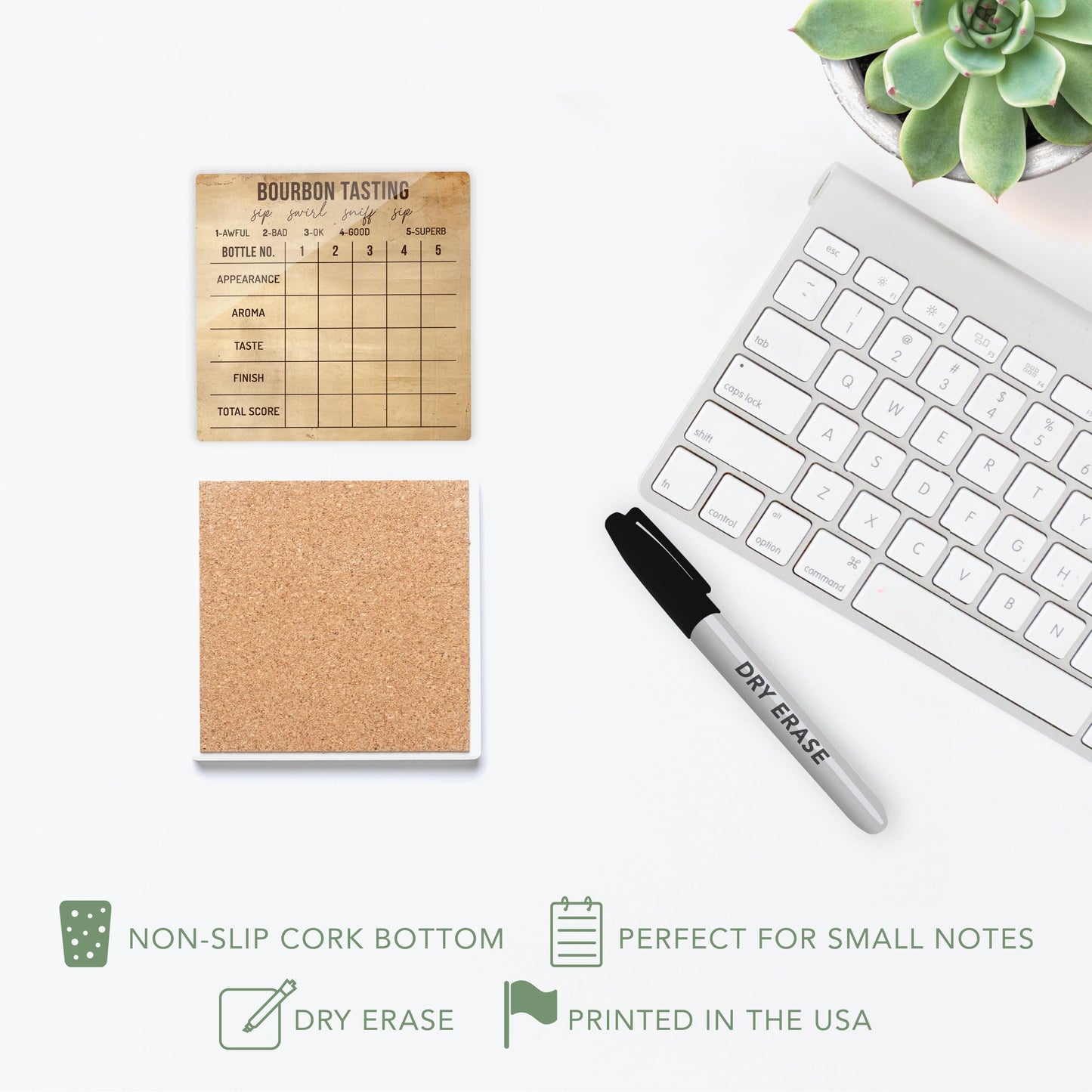 Bourbon Tasting Clear Reminder | 4x4