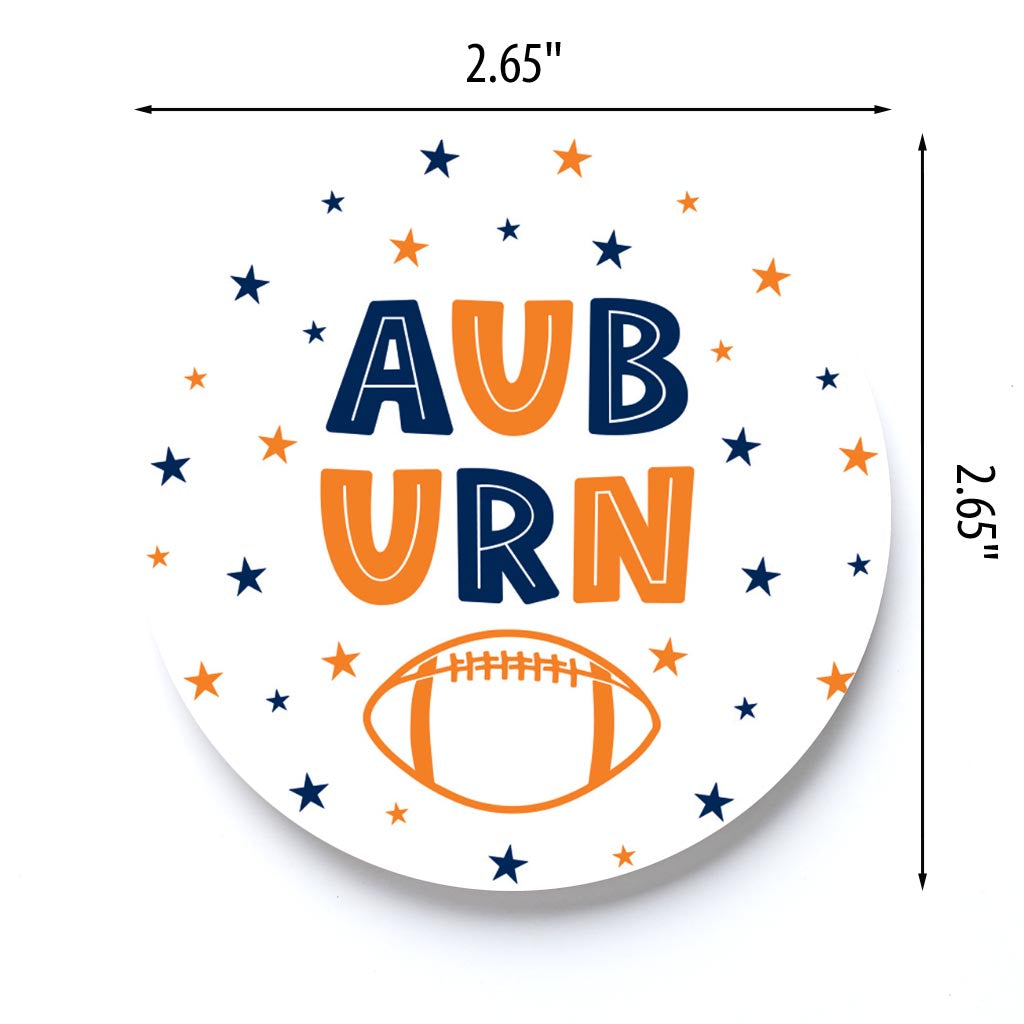 Clairmont & Co Game Day Stars Auburn | 2.65x2.65