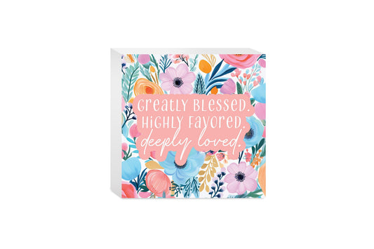 Floral Spring Deeply Loved | 5x5
