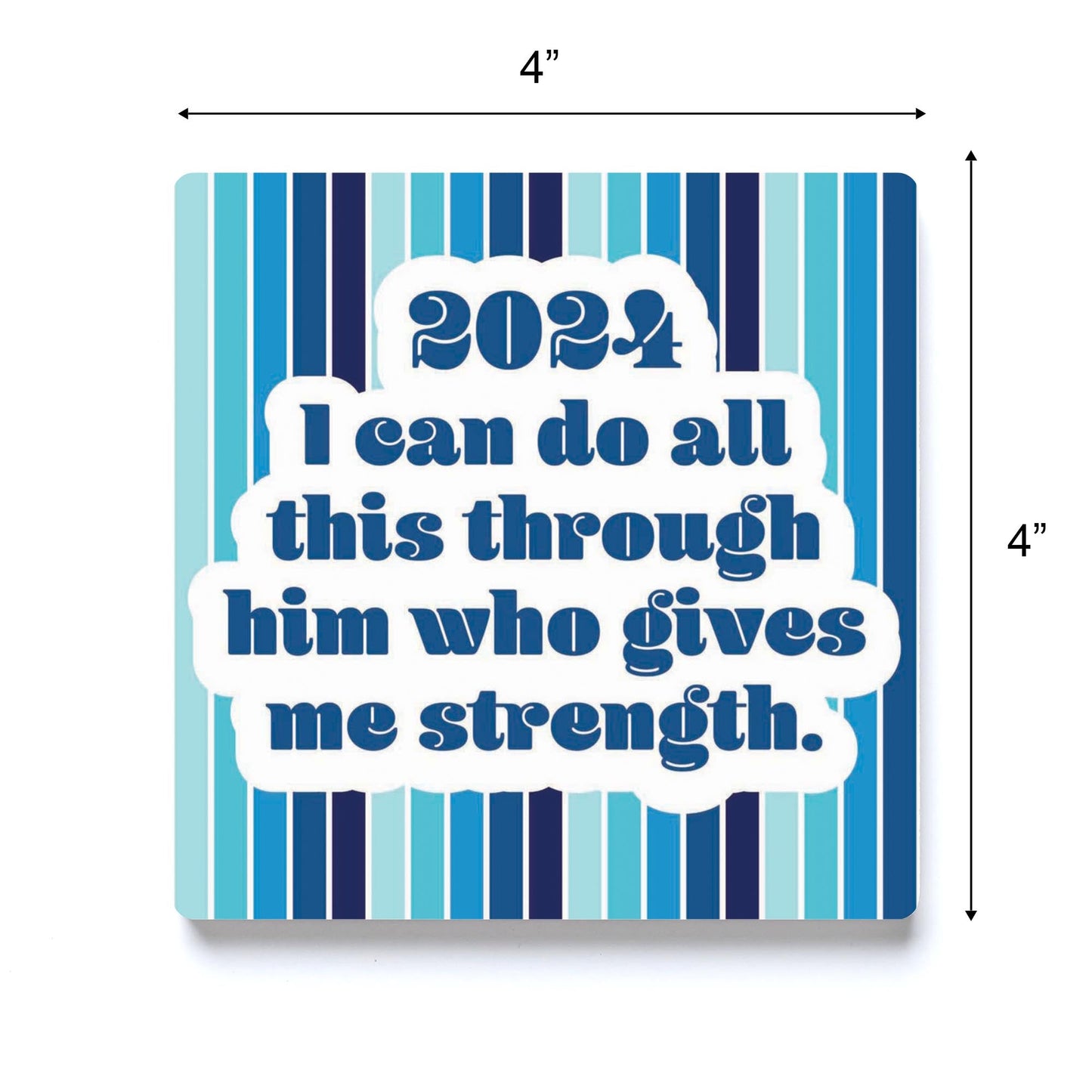Graduation 2024 I Can Do All This Blue Stripe | 4x4