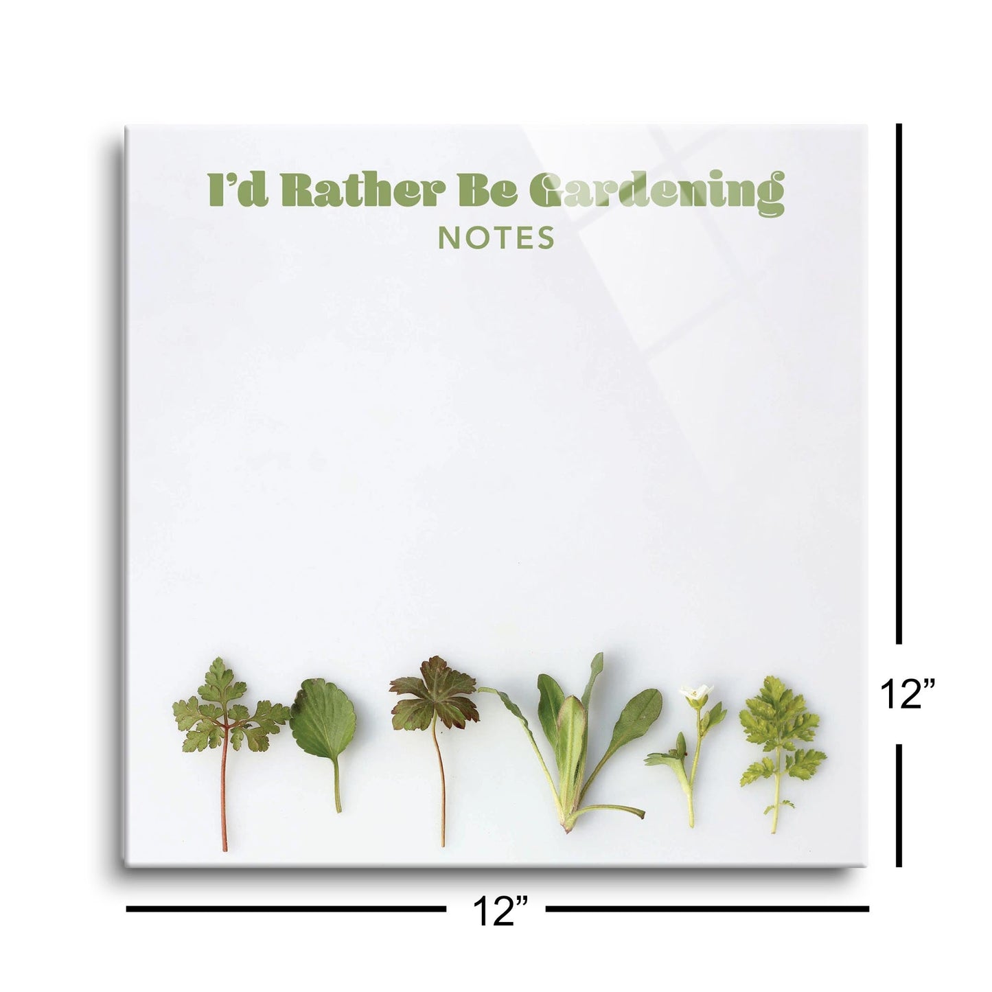 I'd Rather Be Gardening Notes | 12x12